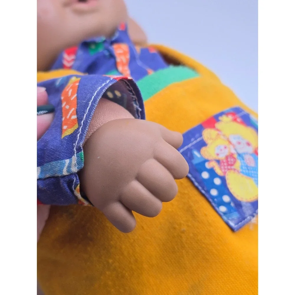 Vintage Little Big Ears Doll Boy First Generation No Hair Outfit Bald 14